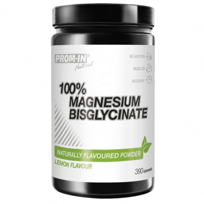Prom-in 100% Magnesium Bisglycinate 390 g - citrón (stevia)