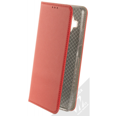 1Mcz Magnet Book flipové pouzdro pro Xiaomi Mi 10T Lite 5G červená (red)
