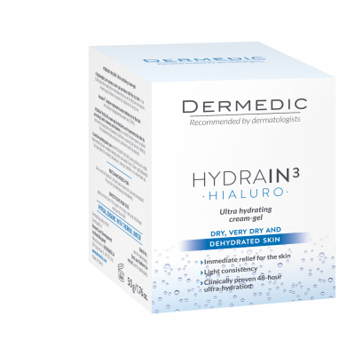 Dermedic Hydrain3 Hialuro hloubkově hydratační krém SPF 15 50 g