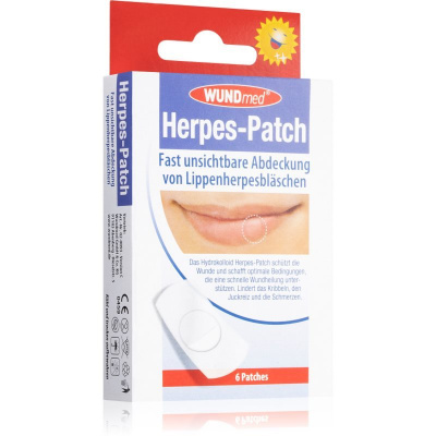 WUNDmed Náplast na opary Herpes-Patch léčivá náplast na opary 6 ks