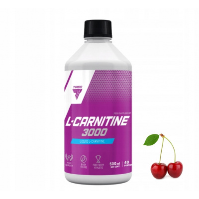 Víceúčelová tekutina Trec Nutrition L-CARNITINE 3000 třešňová příchuť 500 ml 500 g 1 ks