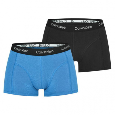 Calvin Klein 2 Pack Trunks Blk/Blu 6ZR S