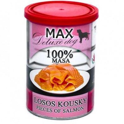 MAX deluxe losos kousky 400 g