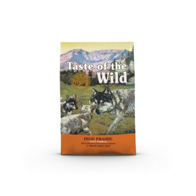 Taste Of The Wild High Prairie Puppy 12,2 kg - granule pro štěňata bez obilovin s bizonem