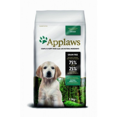 Applaws Dog Puppy Small & Medium Breed Chicken 2x7,5kg