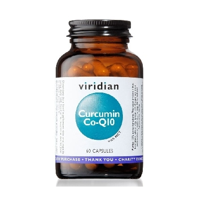 Viridian Curcumin Co-Q10 Kurkumin a Koenzym Q10 60 kapslí