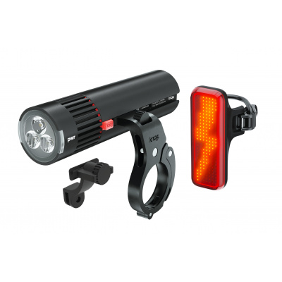 Sada světel KNOG PWR Trail 1100L, Blinder V Bolt & PWR Mount