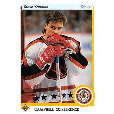  (CI) Steve Yzerman, Checklist Hockey Card 1996-97
