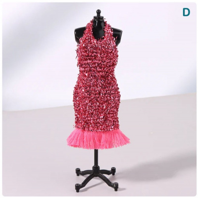 Módní oblečení pro Barbie - večerní (společenské) šaty Varianta: D