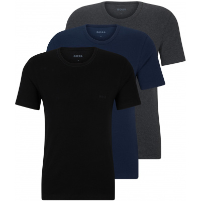 Hugo Boss 3 PACK - pánské triko BOSS Regular Fit 50475284-497 S