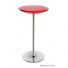 Barový stolek ROUND 3-04, Barva Červená