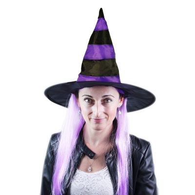 Rappa Klobouk s vlasy čarodějnice/Halloween pro dospělé