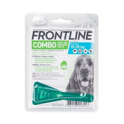 FRONTLINE COMBO spot-on pro psy M (10-20kg)-1x1,34ml