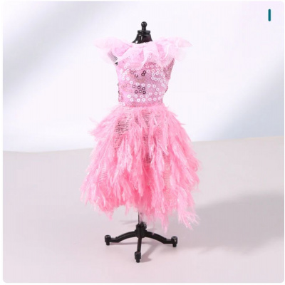 Módní oblečení pro Barbie - večerní (společenské) šaty Varianta: I