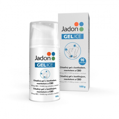 Jadon gel ICE chladivý gel s kostivalem mentolem a CBD 50g