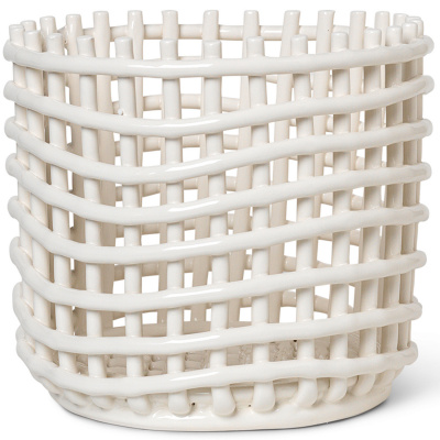 Ferm Living designové úložné koše Ceramic Basket XL