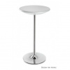 Barový stolek ROUND 3-04, Barva Stříbrná
