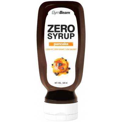 GymBeam Zero Syrup 320 ml - pancake (palačinky)