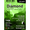 TLAMA games Obaly na karty Diamond Green: Standard Black (63,5x88 mm) ČERNÉ