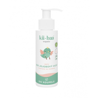 kii-baa organic Bio jojobový olej do koupele 100 ml