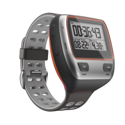 LICHIFIT Dvoubarevný silikonový řemínek, náramek na hodinky, náramkový pásek s nástroji v azurově šedé světle šedé barvě pro Garmin Forerunner 310XT