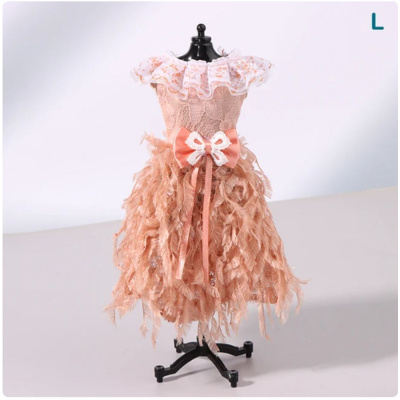 Módní oblečení pro Barbie - večerní (společenské) šaty Varianta: L