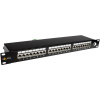 Patch panel Solarix SX24-6-STP-BK Patch panel, 24 x RJ45 CAT6, STP, černý, 1U 24200124