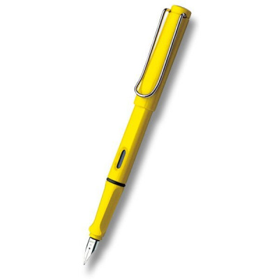 Lamy Safari Shiny Yellow plnicí pero hrot F