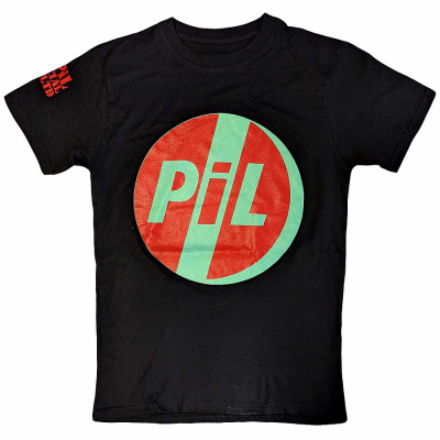 Public Image Ltd tričko, Original Logo Black, pánské, velikost M