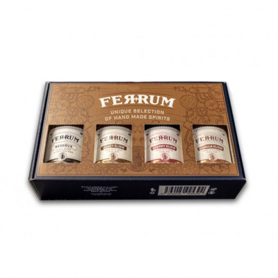 rum ferrum sada 4x 35% 0,8l (Sada miniatur)