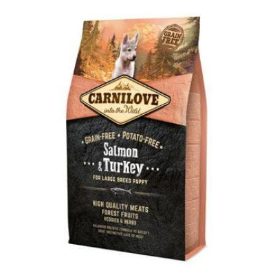 VAFO Carnilove Praha s.r.o. Carnilove Dog Salmon & Turkey for LB Puppies 4kg