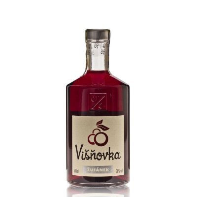 Žufánek Višňovka 20% 0,5 l (holá láhev)