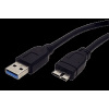 Roline USB 3.0 SuperSpeed kabel USB3.0 A(M)-microUSB3.0 B(M), 0,8m, černý (11.02.8873)