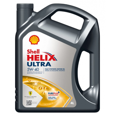 Shell Helix Ultra 5W-40 4L + štítek