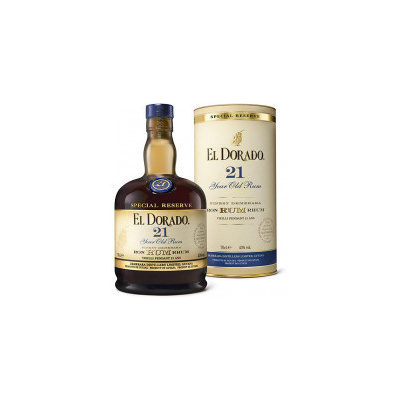 El Dorado Finest Demerara SPECIAL RESERVE Rum 21y 43% 0,7 l (tuba)