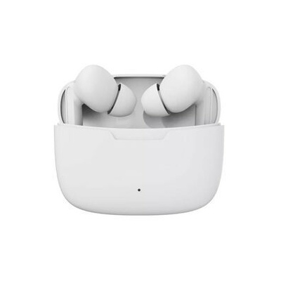 Denver TWE-47 bílá / bezdrátová sluchátka s mikrofonem / Bluetooth 5.0 / 1.8 hod výdrž / Nabíjecí pouzdro (111191120320)
