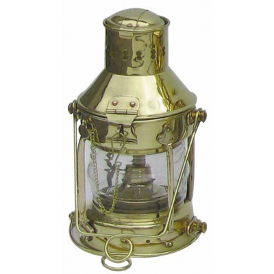 SEA CLUB Petrolejová lampa námořnická kotevní - mosazná 1263