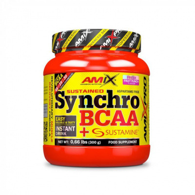 AMIX™ SYNCHRO BCAA + SUSTAMINE® DRINK 300 g - ovocný punč