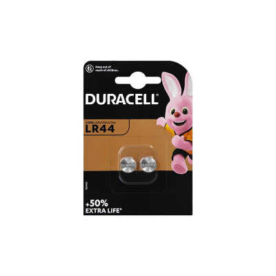 Baterie LR44 (A76) DURACELL alkalická 2ks blistr