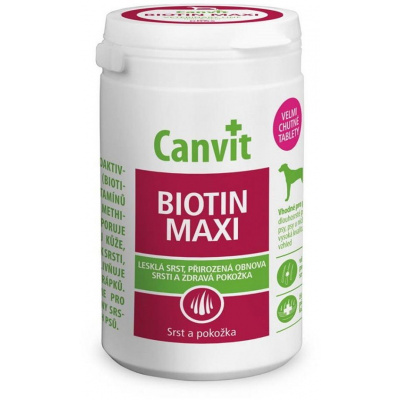 Canvit Biotin Maxi pro psy ochucený 500g (8595602507955)