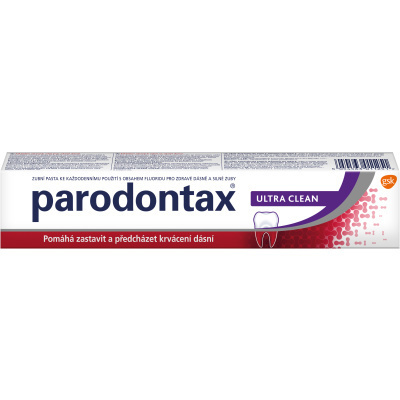 Parodontax Ultra Clean zubní pasta zabraňující krvácení dásní, 75 ml