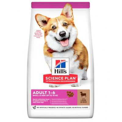HILL'S Science Plan Adult Small & Mini granule pro psy s jehněčím a rýží 6 kg