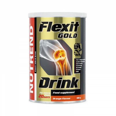 Kloubní výživa Flexit Gold Drink - Nutrend Příchuť: Černý Rybíz, barva: shadow, Balení (g): 400 g