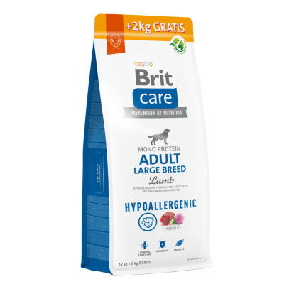 Brit Care Adult Large Breed Lamb & Rice 12 kg+2 kg