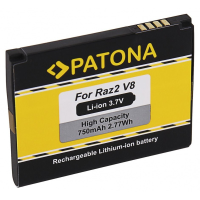 Baterie PATONA pro Motorola 750mAh Baterie, pro mobilní telefon Motorola Razr V8, 750mAh, 3,7V, Li-Ion, kompatibilní s BX40 PT3178