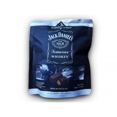 Jack Daniel´s Čokoládové bonbóny Jack Daniel's 128 g (holá láhev)