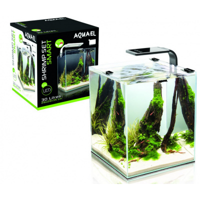 Aquael Shrimp Smart White akvarijní set 20x20x25 cm, 10 l