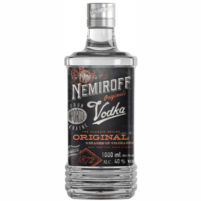 Vodka Nemiroff Original 1l 40% (holá láhev)