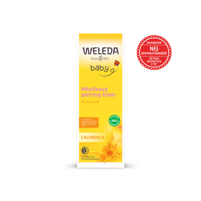 Weleda Baby Měsíčkový pleťový krém 10 ml