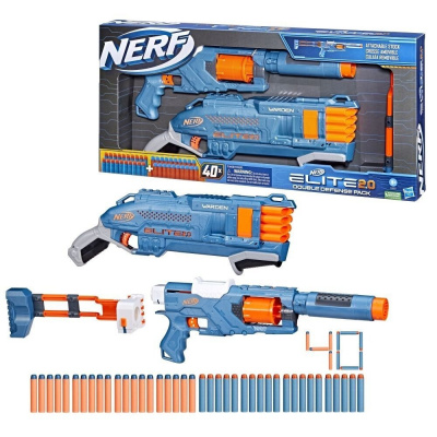Nerf pistole Nerf Elite 2.0 Double Defense Pack (5010994161750)